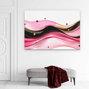 Fluid Pink River - Luxury Wall Art