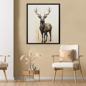 Geometric Deer - Luxury Wall Art