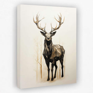 Geometric Deer - Luxury Wall Art