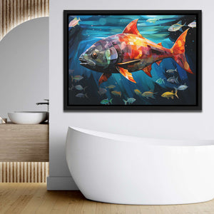 Geometric Fish - Luxury Wall Art