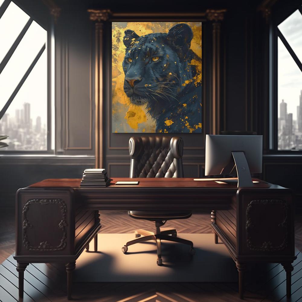 Glimmering Leopard - Luxury Wall Art