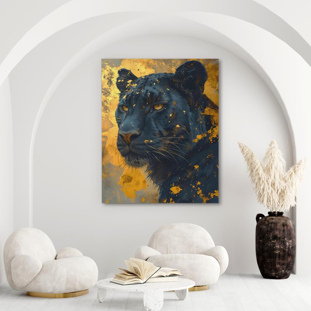 Glimmering Leopard - Luxury Wall Art