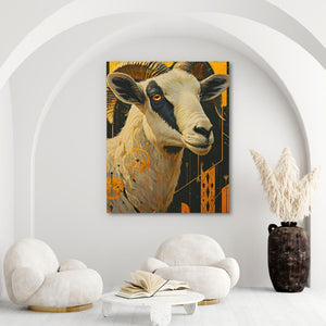 Goat of Mischief - Luxury Wall Art