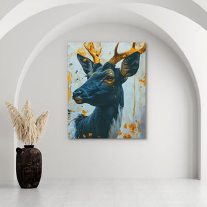 Godly Deer - Luxury Wall Art