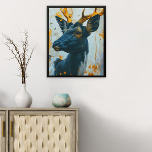 Godly Deer - Luxury Wall Art