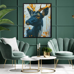 Godly Deer - Luxury Wall Art