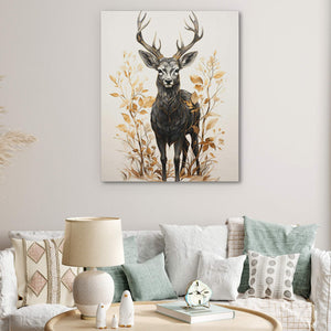 Gold Buck - Luxury Wall Art