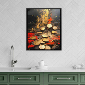Gold Coins - Luxury Wall Art