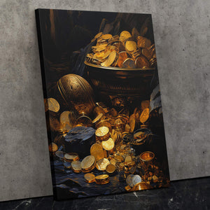 Gold Doubloons - Luxury Wall Art