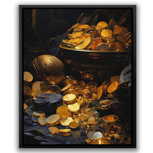 Gold Doubloons - Luxury Wall Art