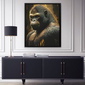 Golden Ape - Luxury Wall Art