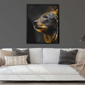 Golden Bear - Luxury Wall Art