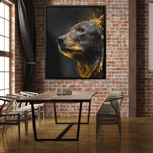 Golden Bear - Luxury Wall Art