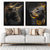 Golden Bull and Bear - Luxury Wall Art