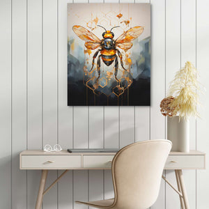 Golden Drone - Luxury Wall Art