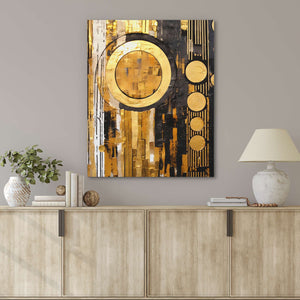 Golden Embrace - Luxury Wall Art