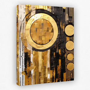 Golden Embrace - Luxury Wall Art