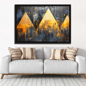 Golden Triad - Luxury Wall Art - canvas print