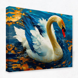 Goose on the Lake - Luxury Wall Art
