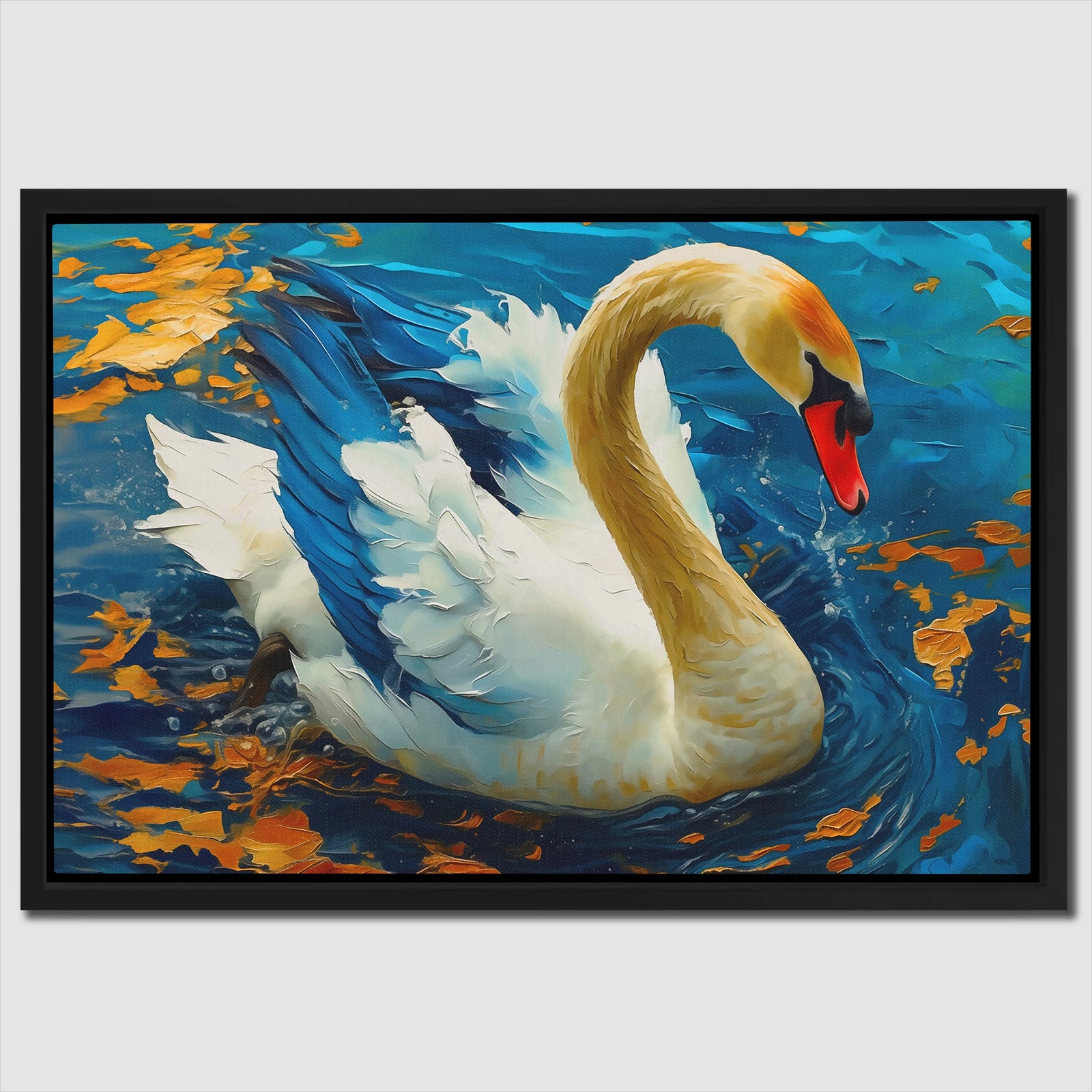 Goose on the Lake - Luxury Wall Art