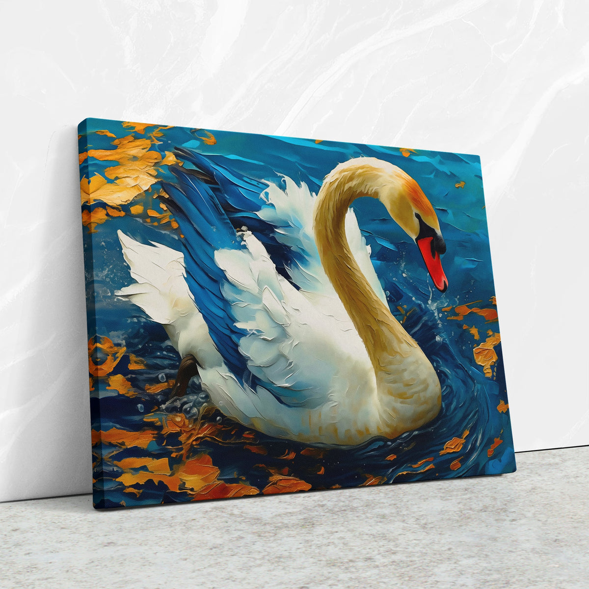 Goose on the Lake - Luxury Wall Art