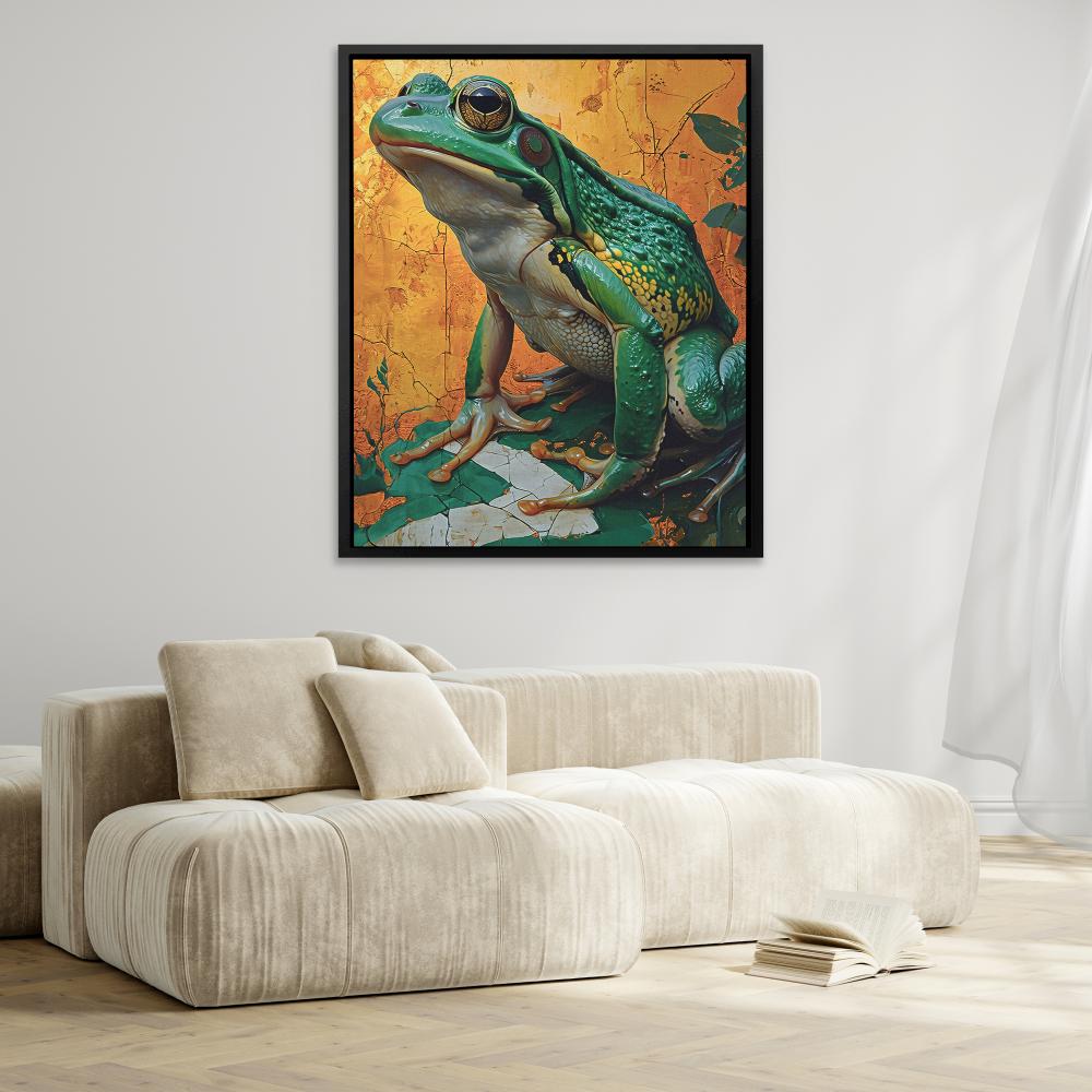 Green Frog - Luxury Wall Art