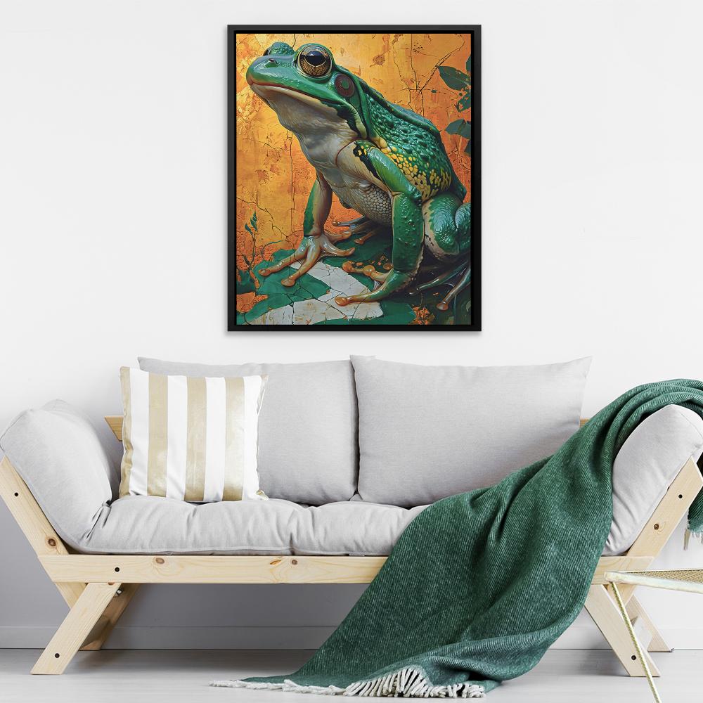 Green Frog - Luxury Wall Art