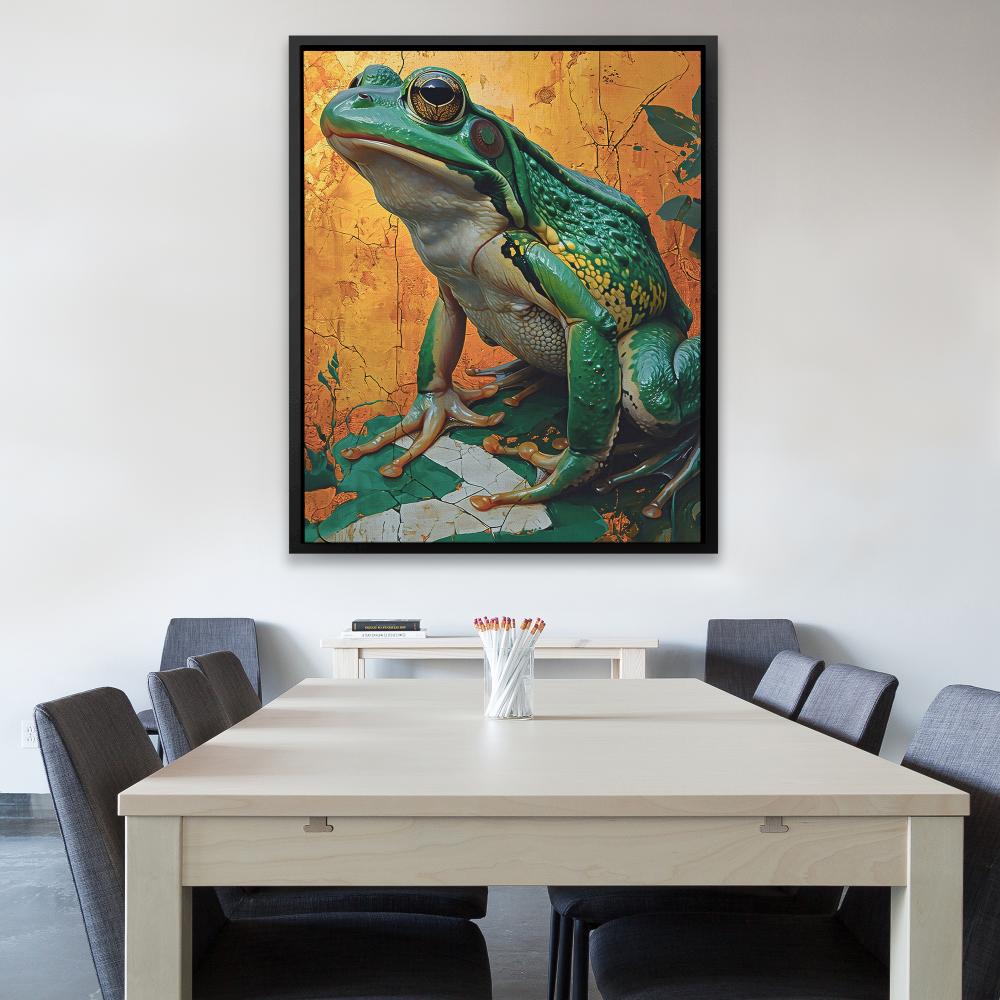 Green Frog - Luxury Wall Art