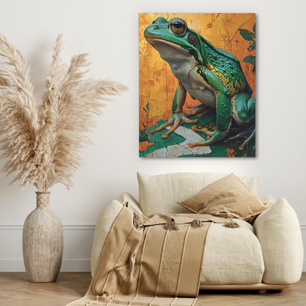 Green Frog - Luxury Wall Art