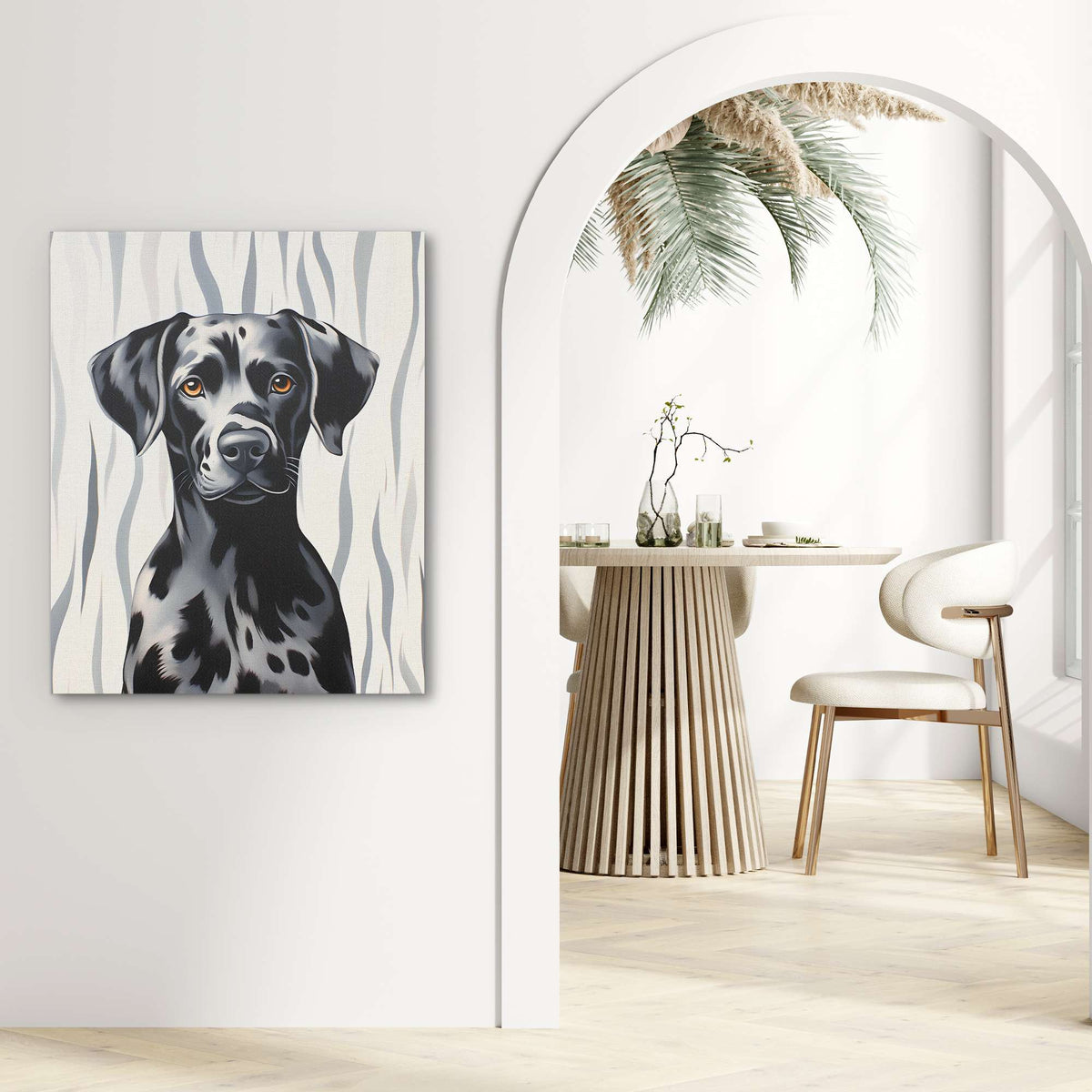 Grey Dalmatian - Luxury Wall Art