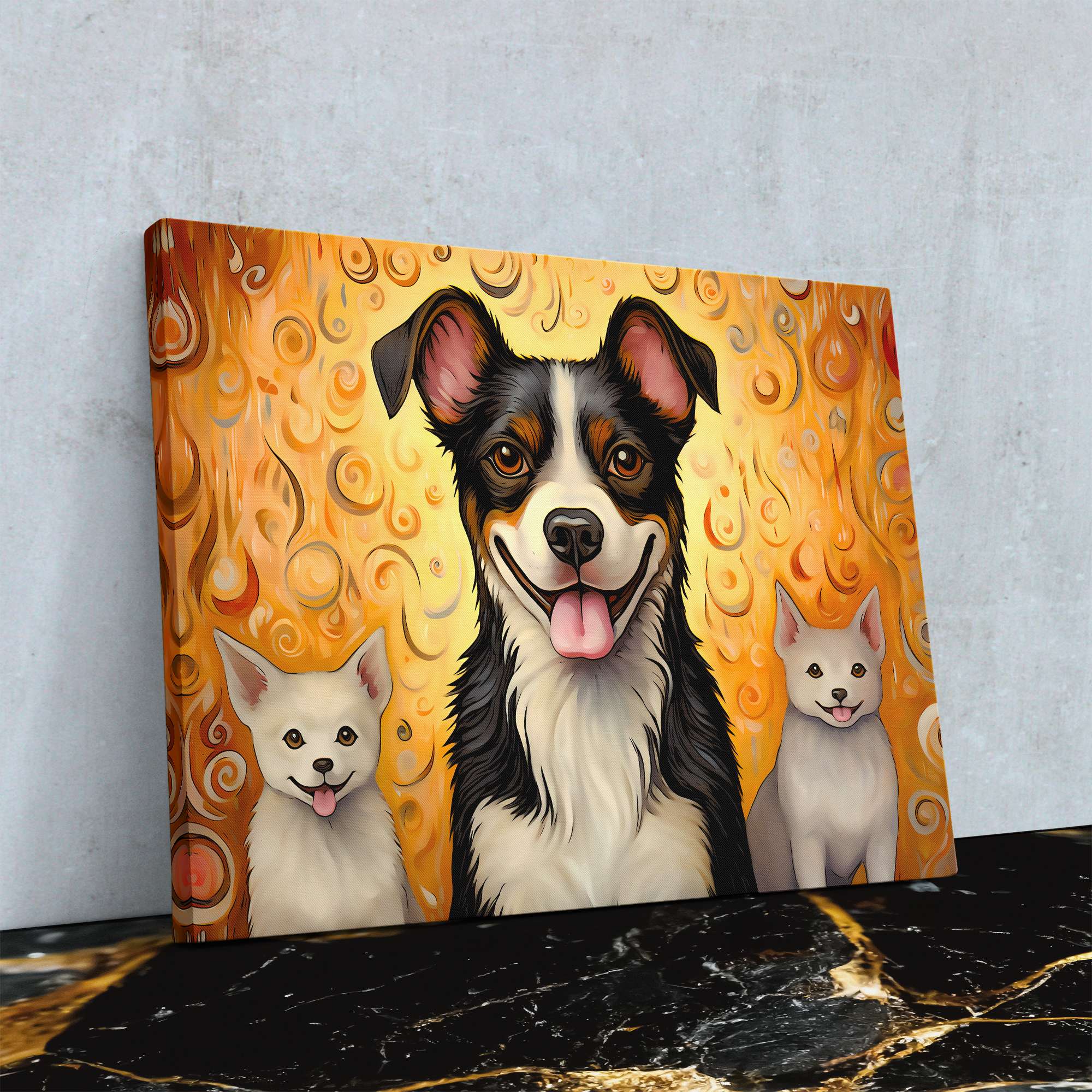Happy Dogs - Luxury Wall Art