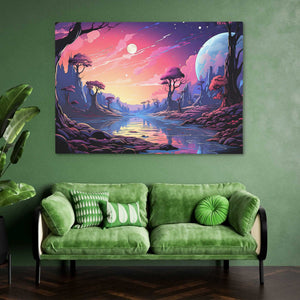 Hazy Utopia - Luxury Wall Art - Canvas Print