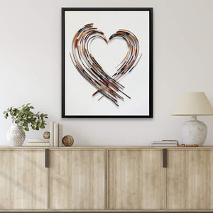 Heart Strokes - Luxury Wall Art