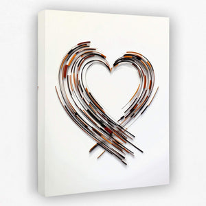 Heart Strokes - Luxury Wall Art