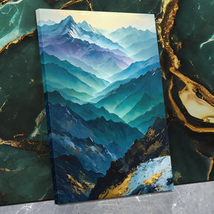 Heavenly Mountain Range - Luxury Wall Art