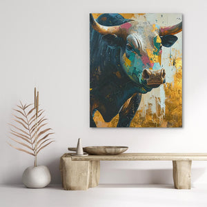 Hungry Bull - Luxury Wall Art