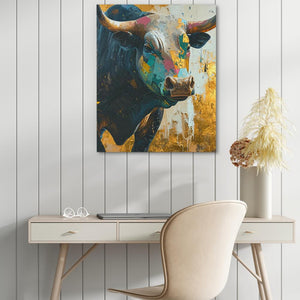 Hungry Bull - Luxury Wall Art