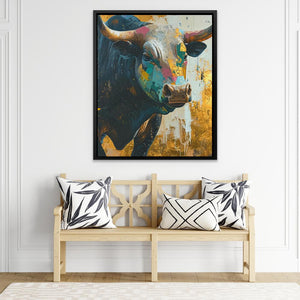 Hungry Bull - Luxury Wall Art