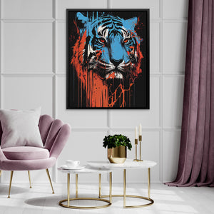 Hungry Tiger - Luxury Wall Art - Canvas Print