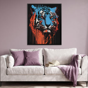 Hungry Tiger - Luxury Wall Art - Canvas Print