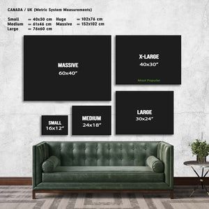 Hunting Wolves - Luxury Wall Art