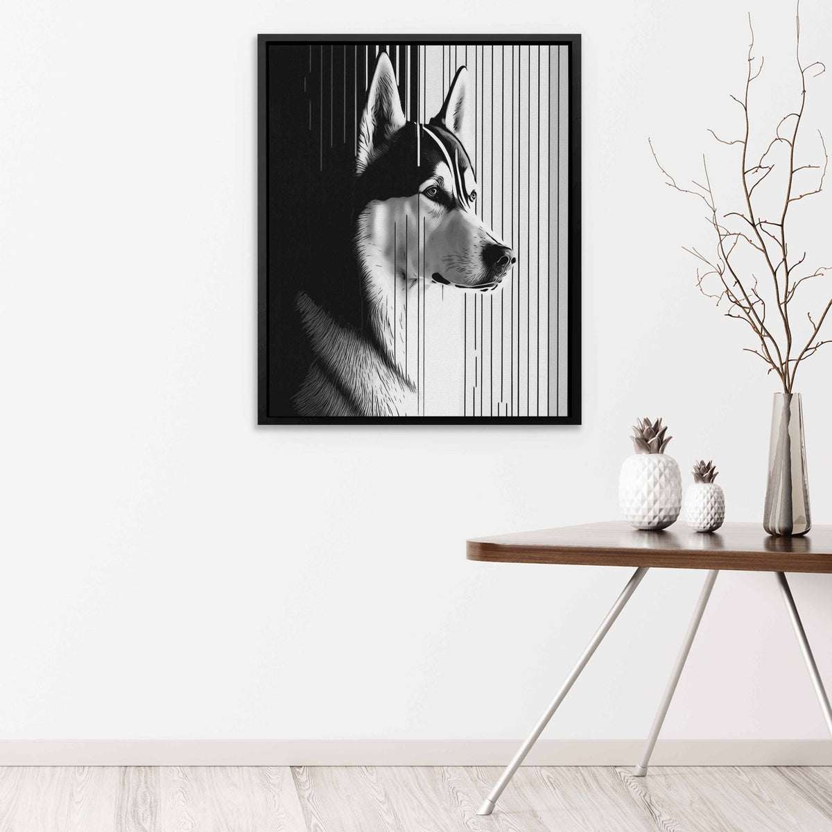 Husky Gaze - Luxury Wall Art