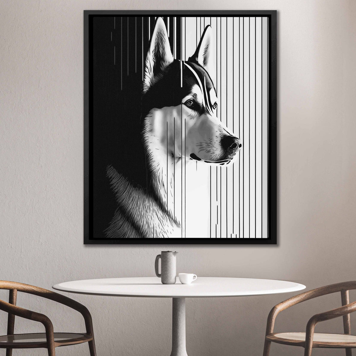 Husky Gaze - Luxury Wall Art