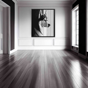 Husky Gaze - Luxury Wall Art