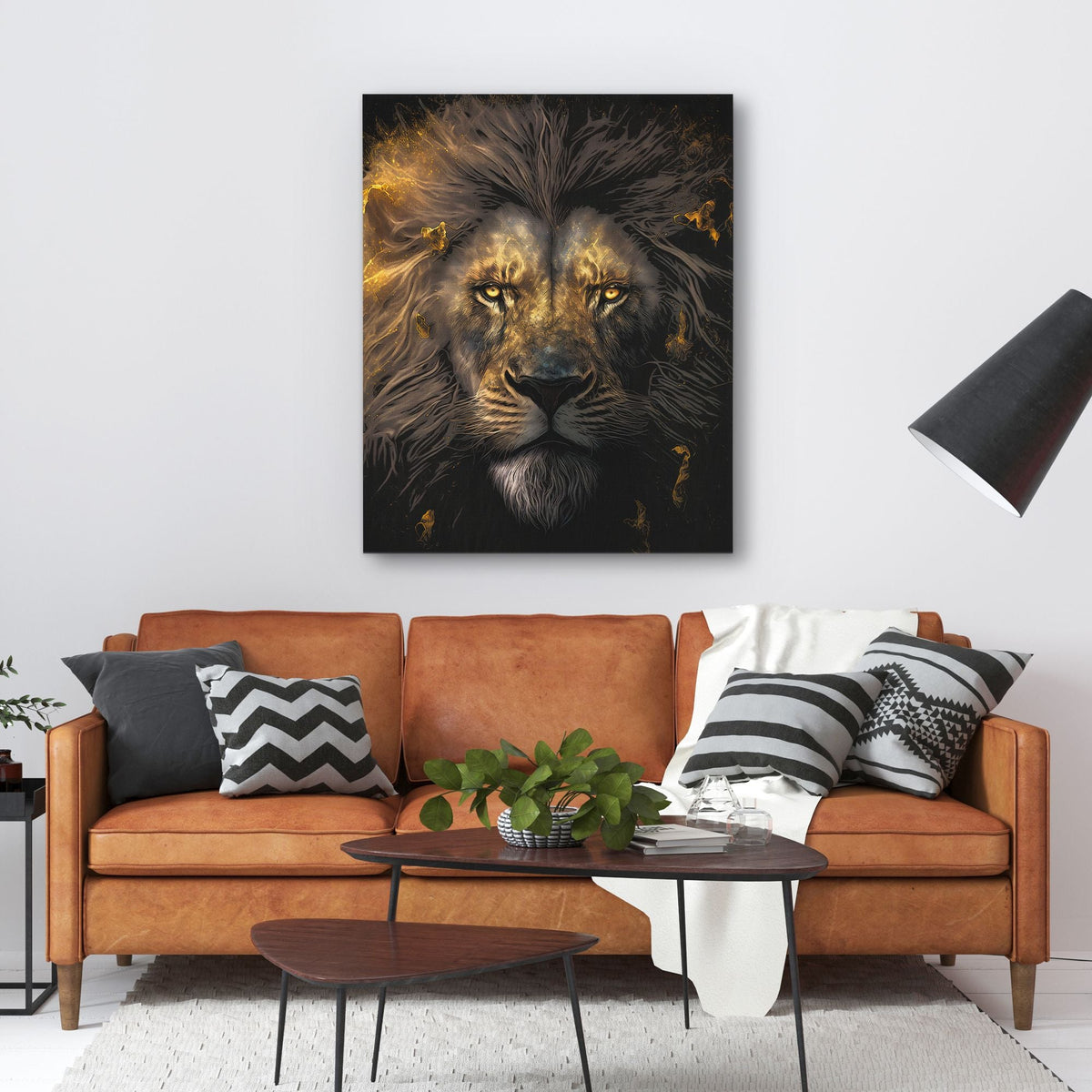 Immortal Lion - Luxury Wall Art - Canvas Print