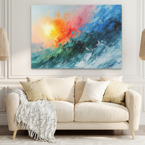 Impressionist Ocean Waves - Luxury Wall Art