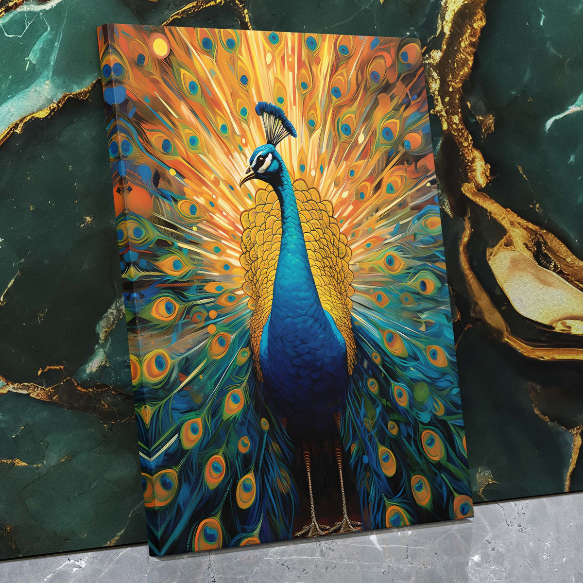 Ink and Feathers - Luxury Wall Art - Canvas Print