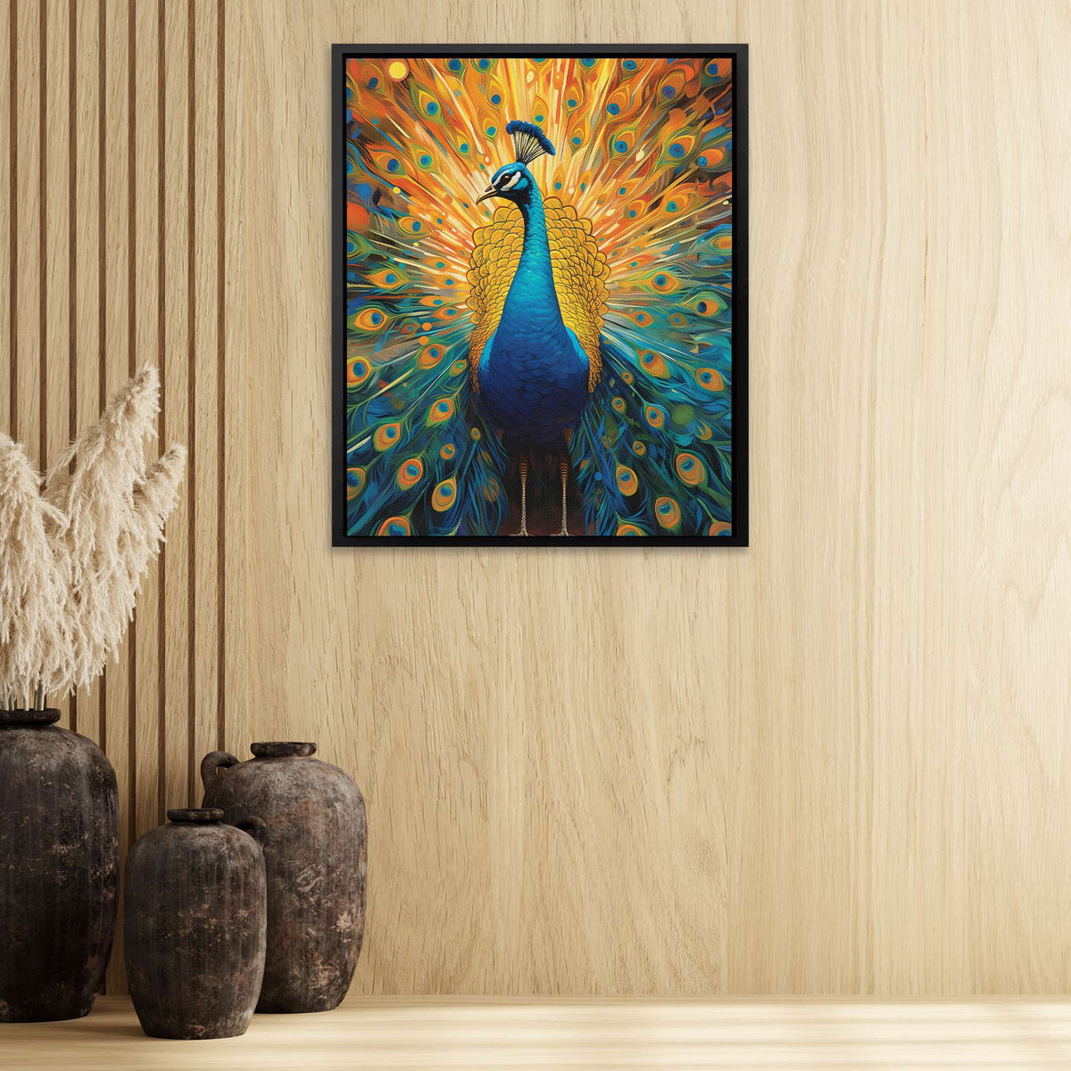 Ink and Feathers - Luxury Wall Art - Canvas Print