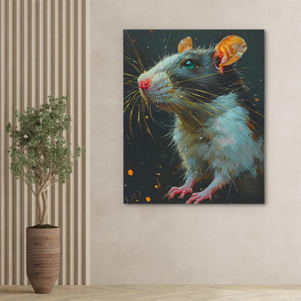 Intelligent Rat - Luxury Wall Art