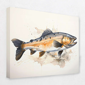 Iridescent Salmon - Luxury Wall Art